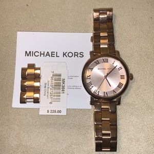 Rose Gold Automatic Michael Kors Watch